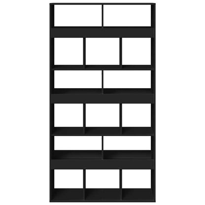 Divisorio Stanza Nero 100x33x187,5 cm in Truciolato