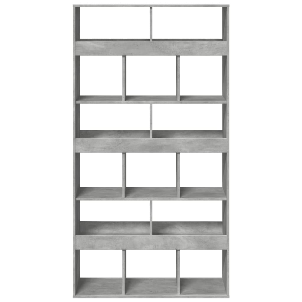 Libreria Grigio Cemento 100x33x187,5 cm in Truciolato