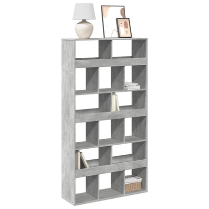 Libreria Grigio Cemento 100x33x187,5 cm in Truciolato