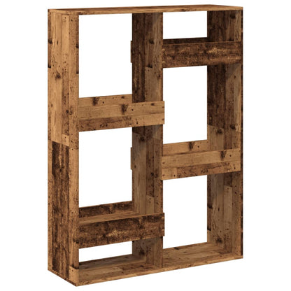 Libreria Legno Antico 100x33x135 cm in Legno Multistrato