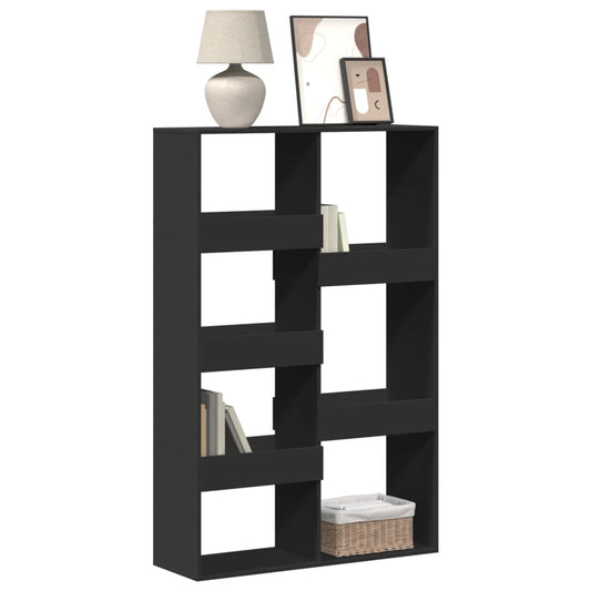 Libreria Nera 100x33x155,5 cm in Legno Multistrato