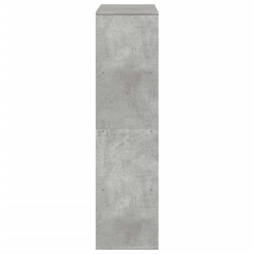 Divisorio Stanza Grigio Cemento 100x33x125,5 cm in Truciolato