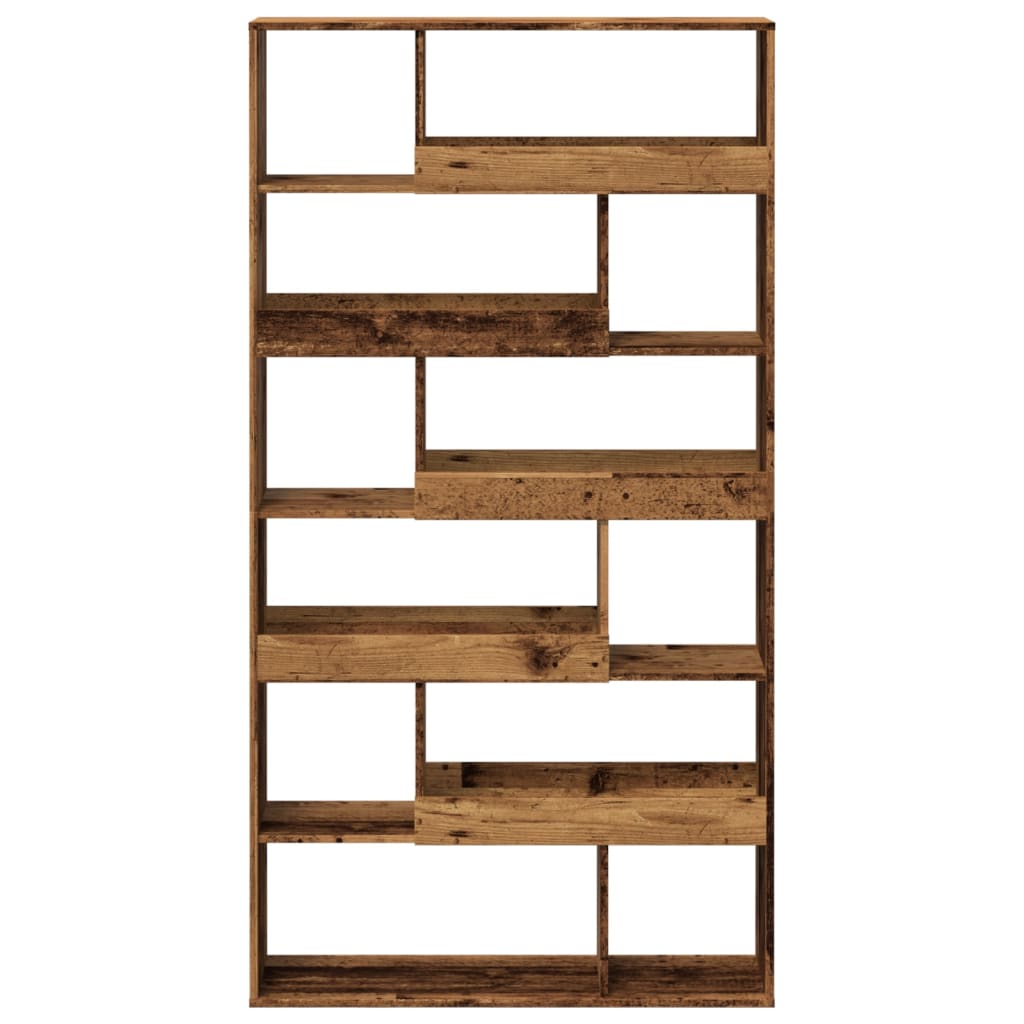 Divisorio Stanza Legno Antico 100x33x187,5 cm in Truciolato