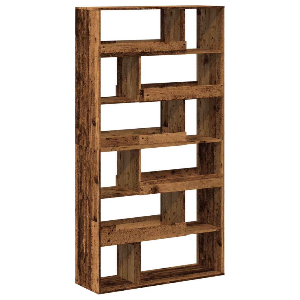 Divisorio Stanza Legno Antico 100x33x187,5 cm in Truciolato