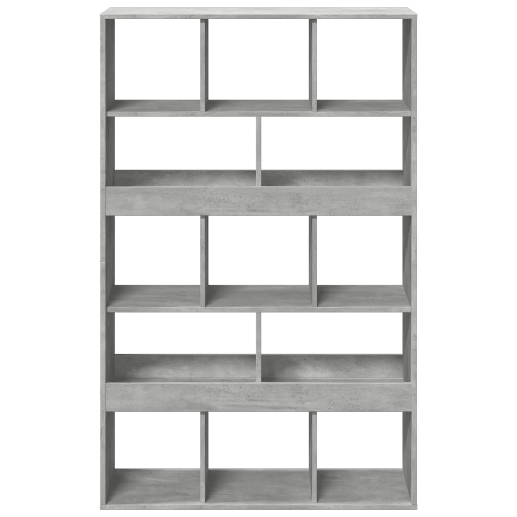 Libreria Grigio Cemento 100x33x156,5 cm in Truciolato