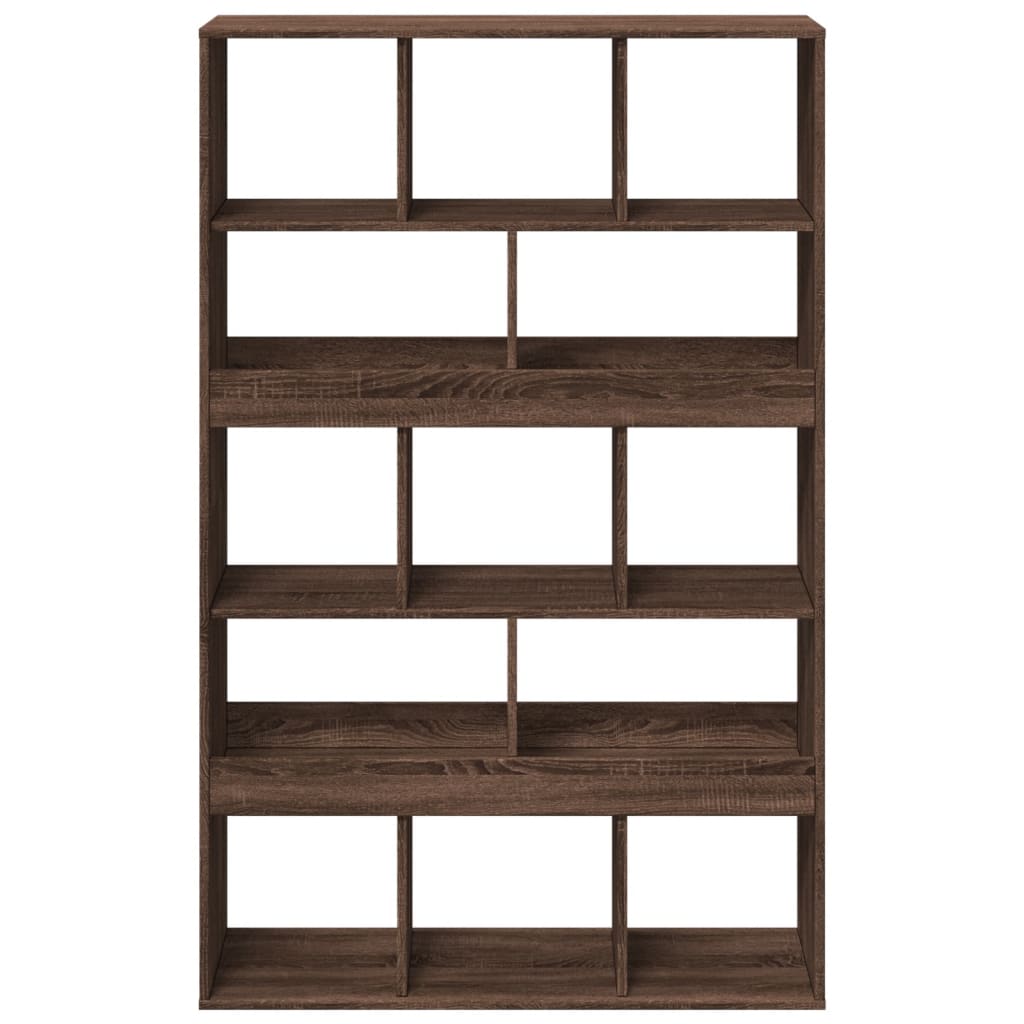 Libreria Rovere Marrone 100x33x156,5 cm in Truciolato