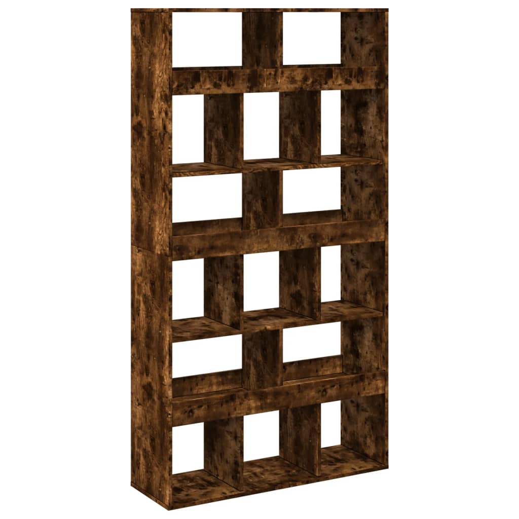 Libreria Rovere Fumo 100x33x187,5 cm in Truciolato