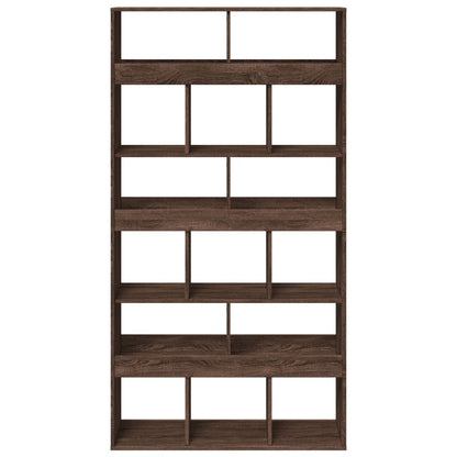 Libreria Rovere Marrone 100x33x187,5 cm in Truciolato