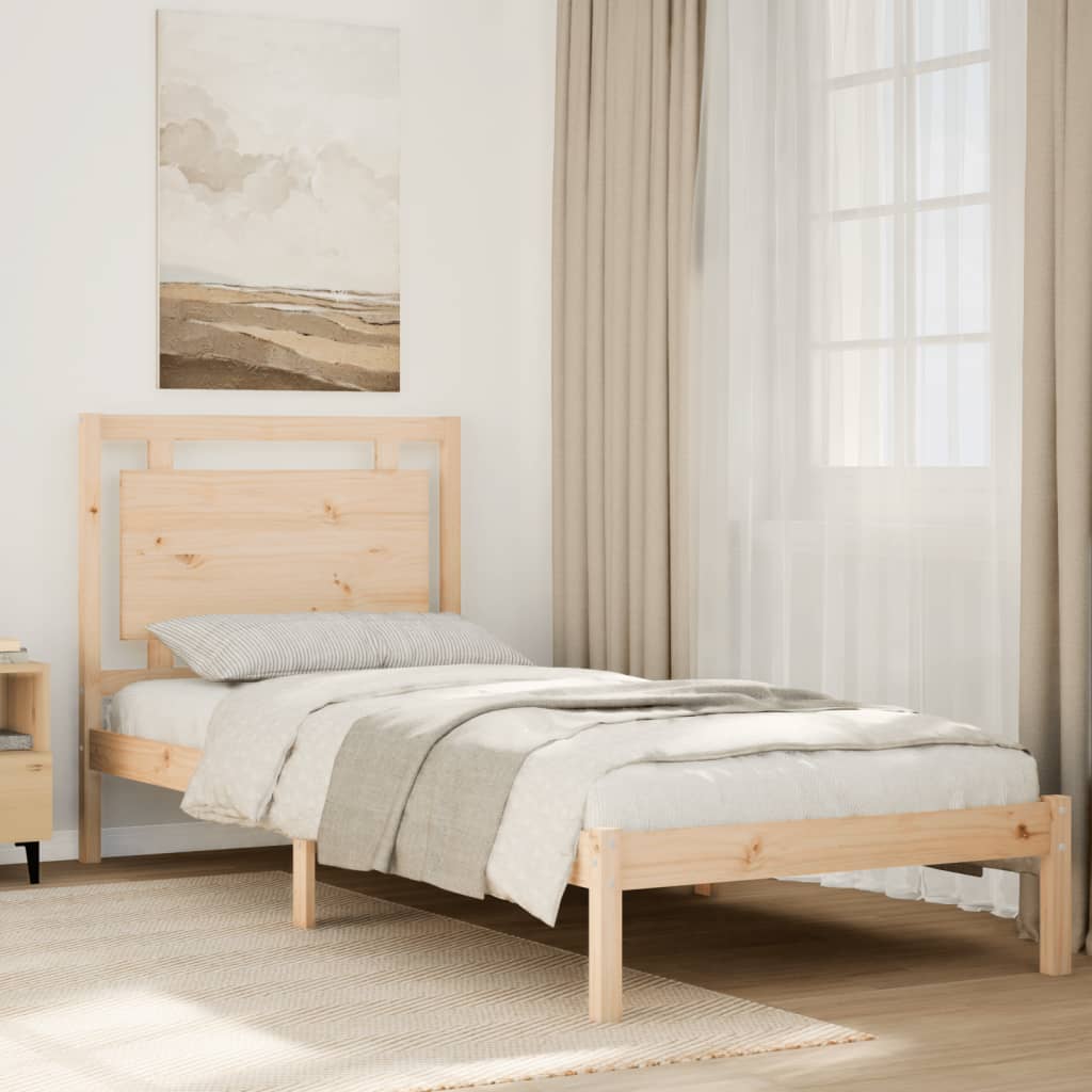 Giroletto Extra Lungo senza Materasso 100x210 cm Legno Massello - homemem39
