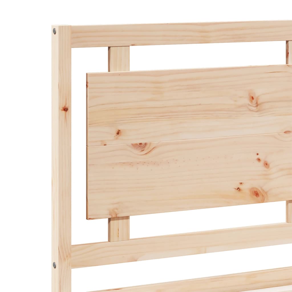 Giroletto Extra Lungo senza Materasso 200x210 cm Legno Massello | homemem39