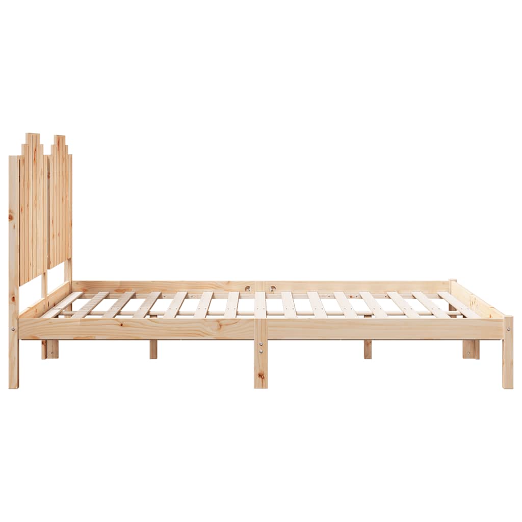 Giroletto Extra Lungo senza Materasso 160x210 cm Legno Massello