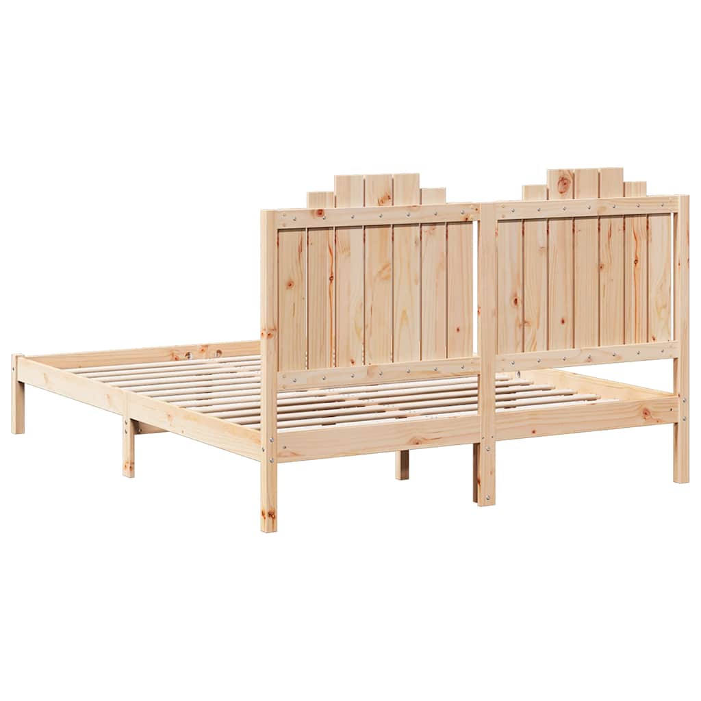 Giroletto Extra Lungo senza Materasso 160x210 cm Legno Massello