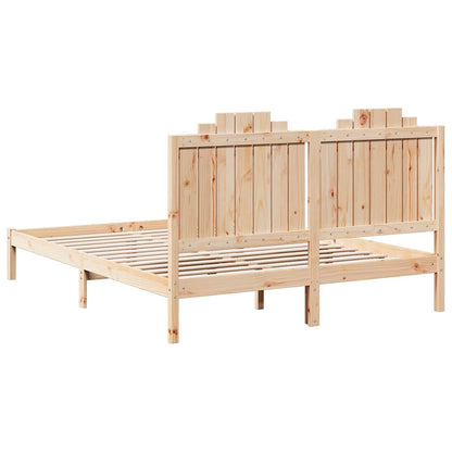 Giroletto Extra Lungo senza Materasso 160x220 cm Legno Massello | homemem39