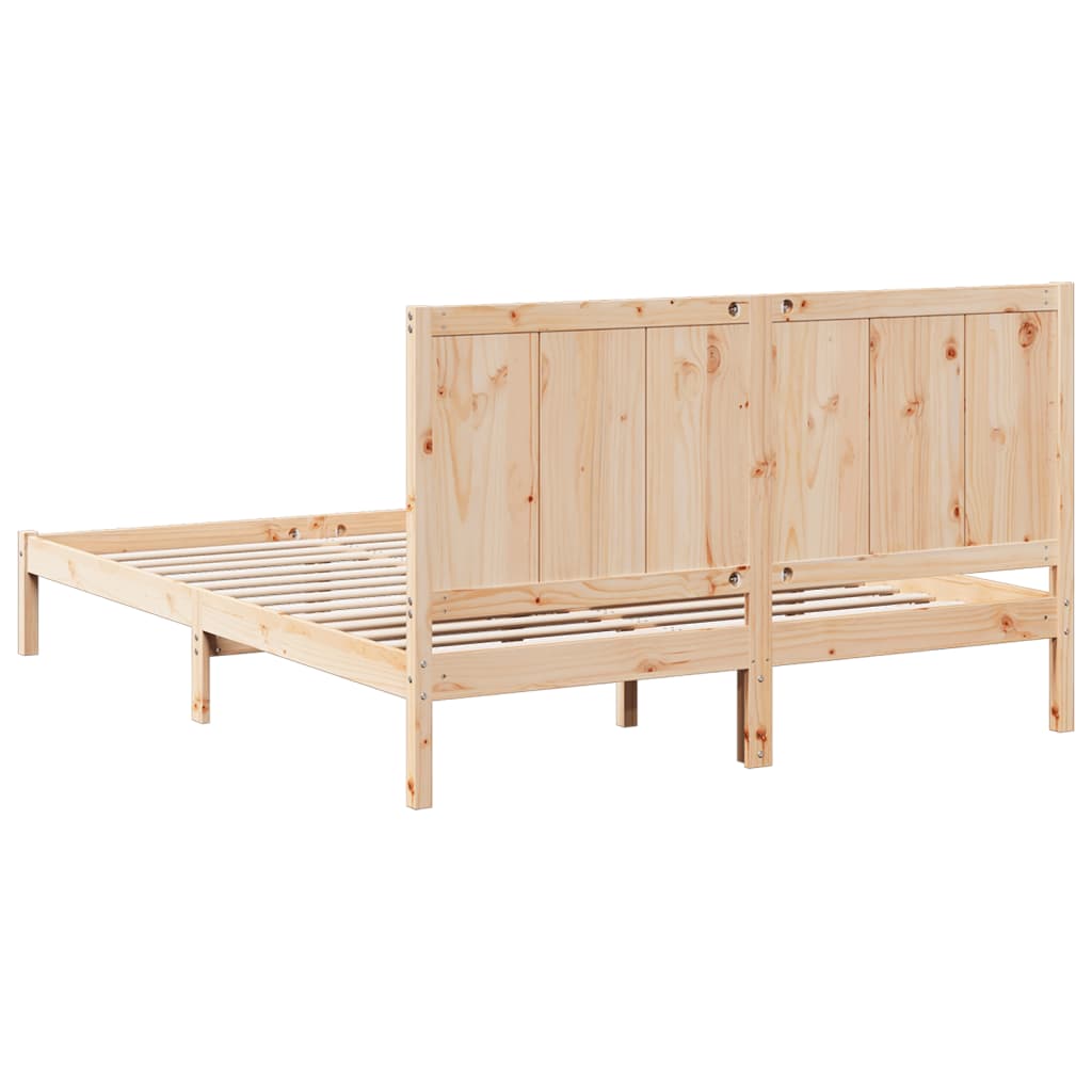 Giroletto Extra Lungo senza Materasso 140x210 cm Legno Massello - homemem39