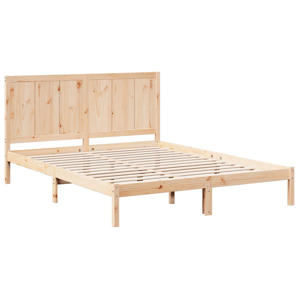 Giroletto Extra Lungo senza Materasso 200x210 cm Legno Massello | homemem39