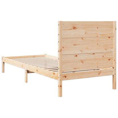 Giroletto Extra Lungo senza Materasso 100x210 cm Legno Massello - homemem39