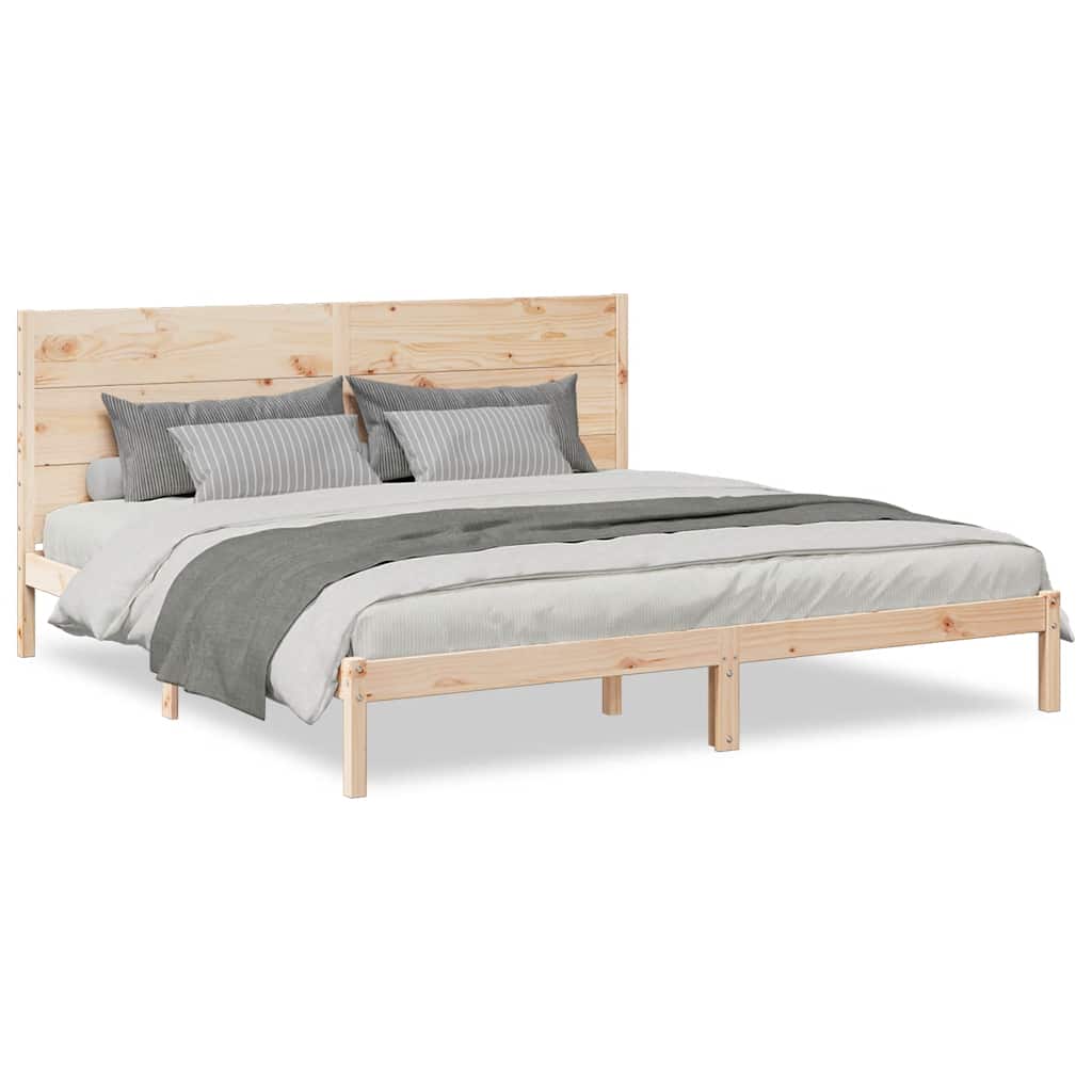 Giroletto Extra Lungo senza Materasso 200x210 cm Legno Massello | homemem39