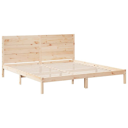 Giroletto Extra Lungo senza Materasso 200x210 cm Legno Massello | homemem39