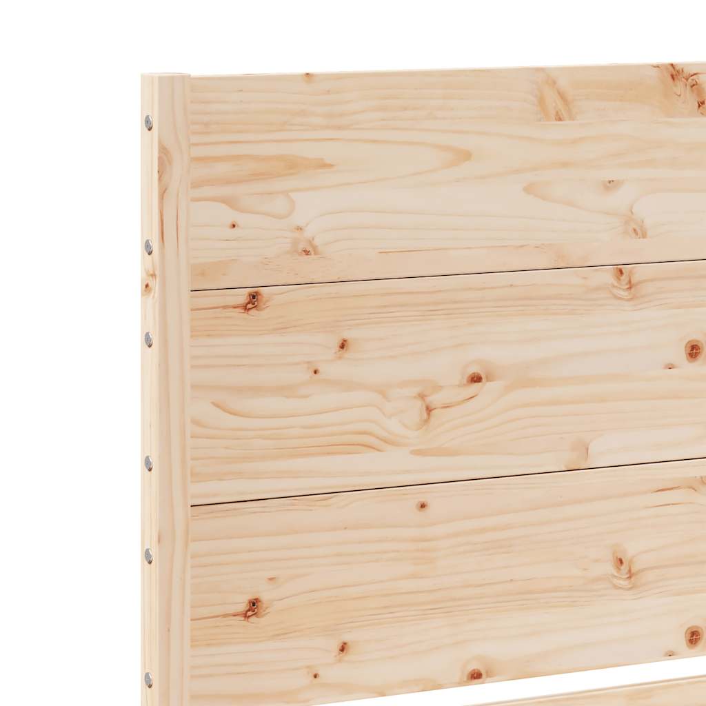 Giroletto Extra Lungo senza Materasso 200x210 cm Legno Massello | homemem39