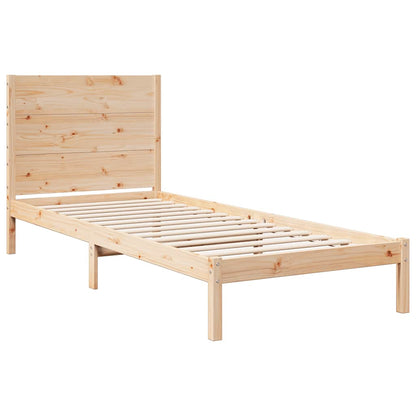 Giroletto Extra Lungo senza Materasso 90x220 cm Legno Massello - homemem39