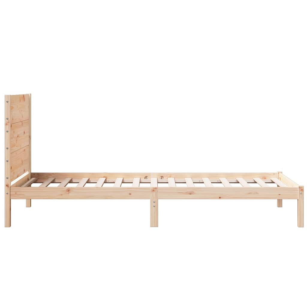 Giroletto Extra Lungo senza Materasso 90x220 cm Legno Massello - homemem39