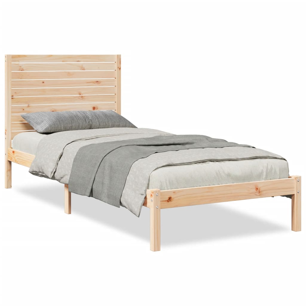 Giroletto Extra Lungo senza Materasso 90x210 cm Legno Massello - homemem39