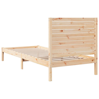 Giroletto Extra Lungo senza Materasso 90x210 cm Legno Massello - homemem39
