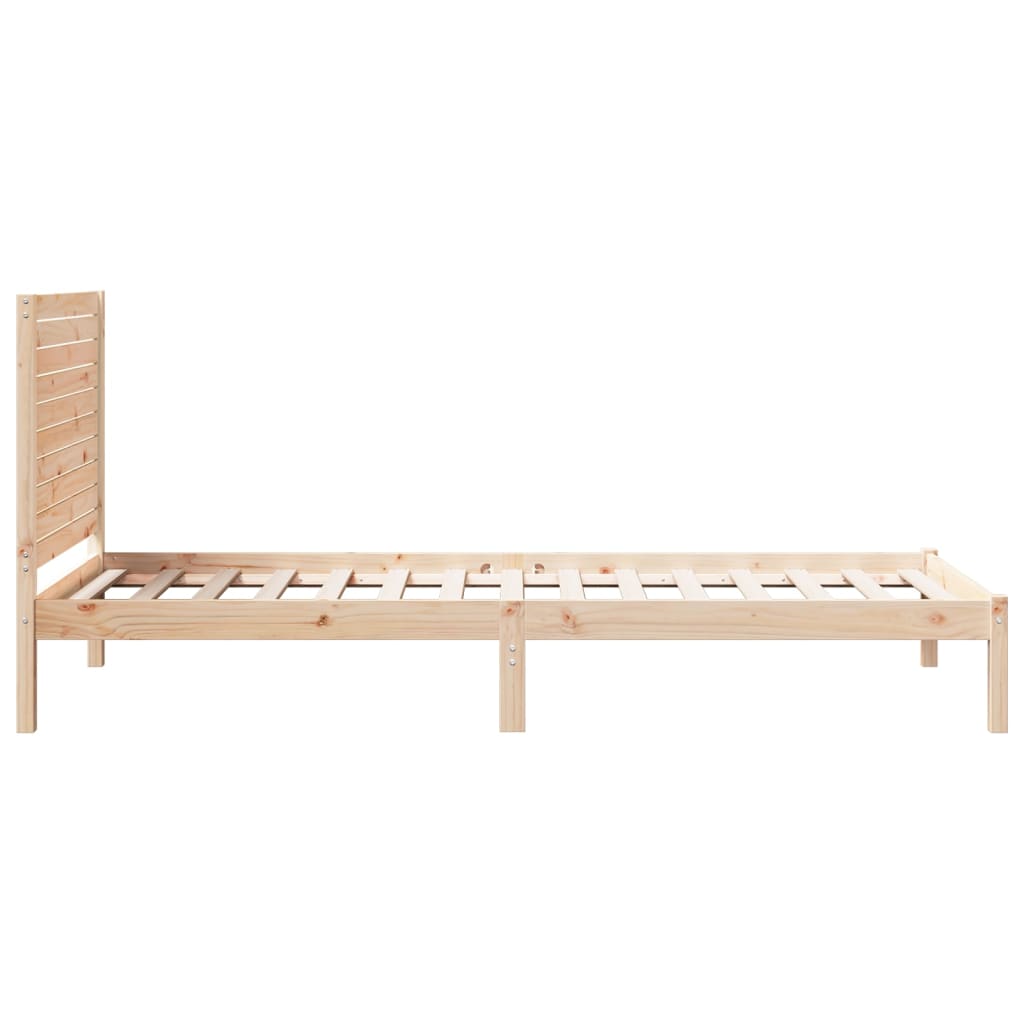 Giroletto Extra Lungo senza Materasso 100x210 cm Legno Massello - homemem39