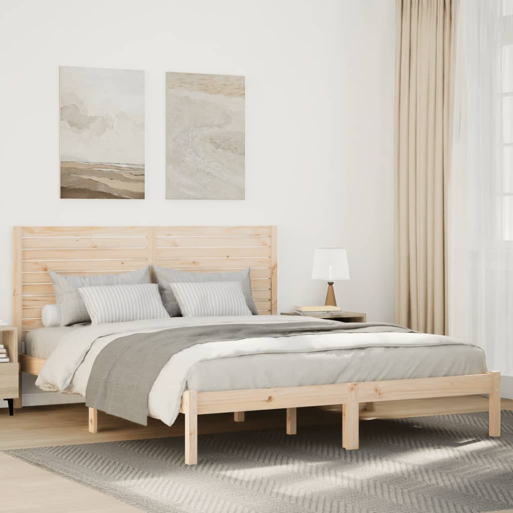 Giroletto Extra Lungo senza Materasso 140x210 cm Legno Massello | homemem39
