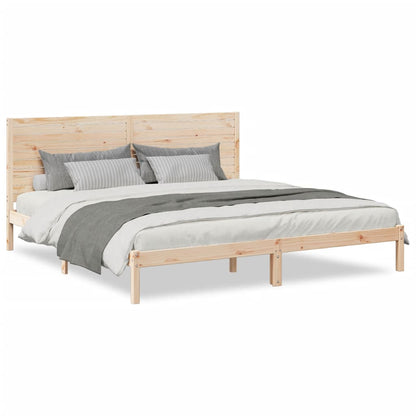 Giroletto Extra Lungo senza Materasso 200x210 cm Legno Massello | homemem39