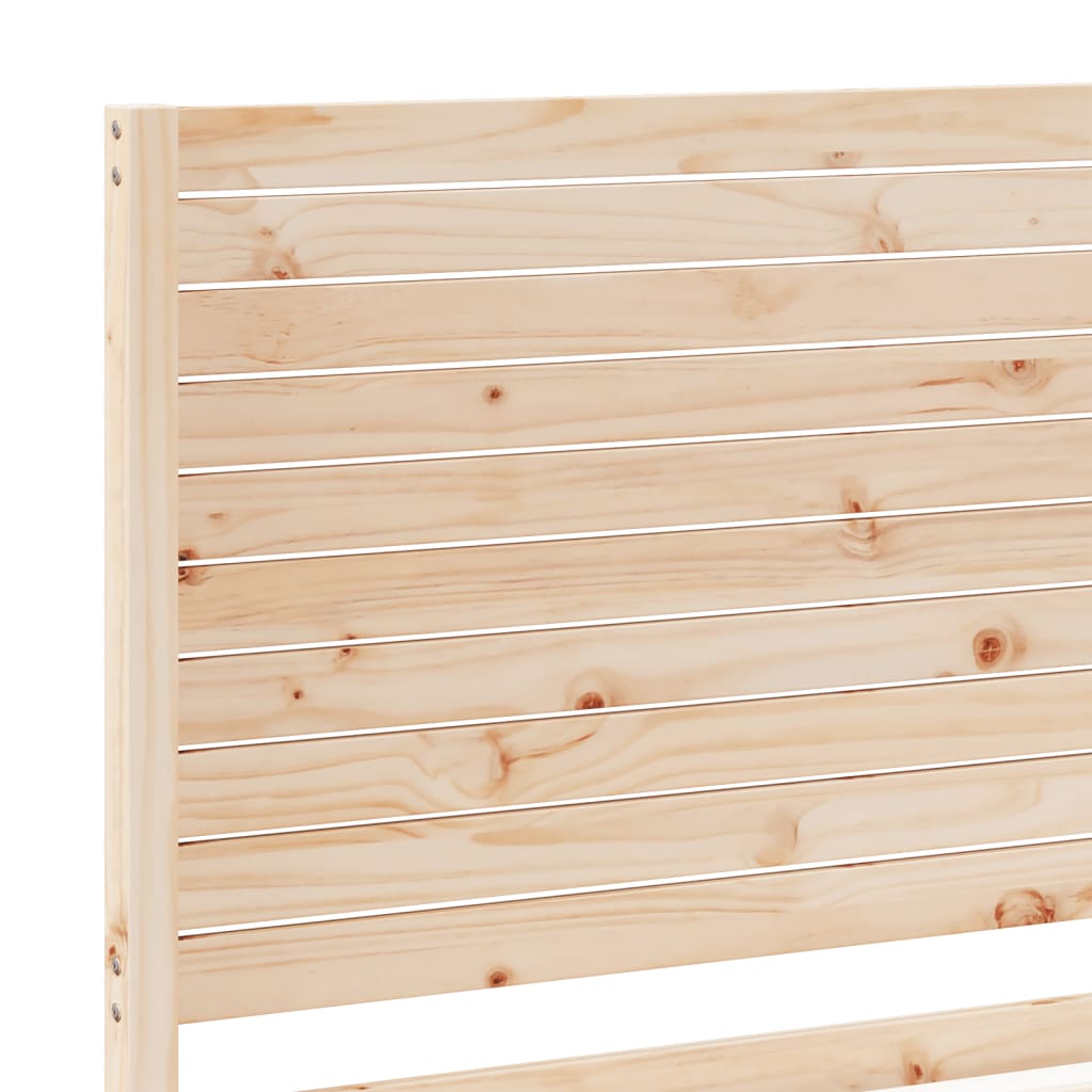 Giroletto Extra Lungo senza Materasso 200x210 cm Legno Massello | homemem39
