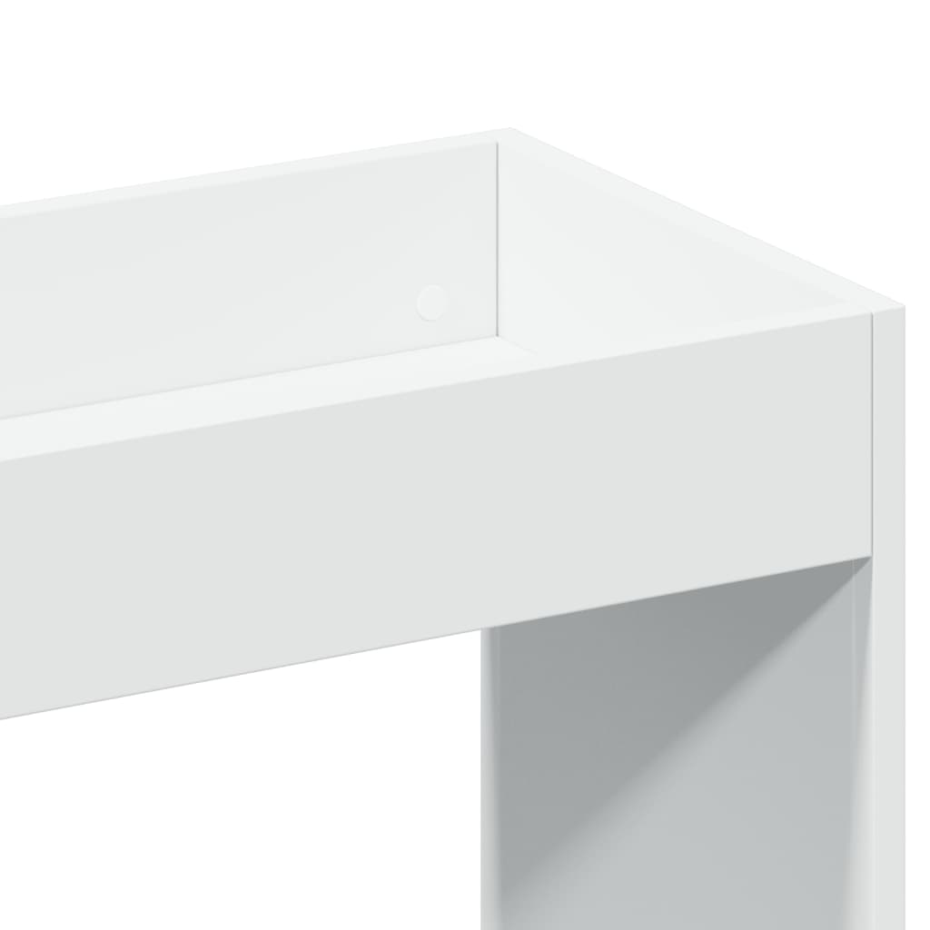 Credenza Bianca 92x33x140 cm in Truciolato