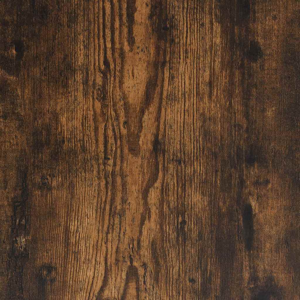 Credenza Rovere Fumo 92x33x180 cm in Legno Multistrato