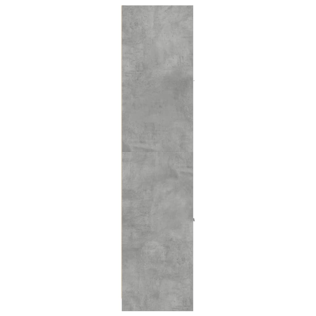 Armadietto da Farmacia Grigio Cemento 30x41x174,5 cm Truciolato | homemem39