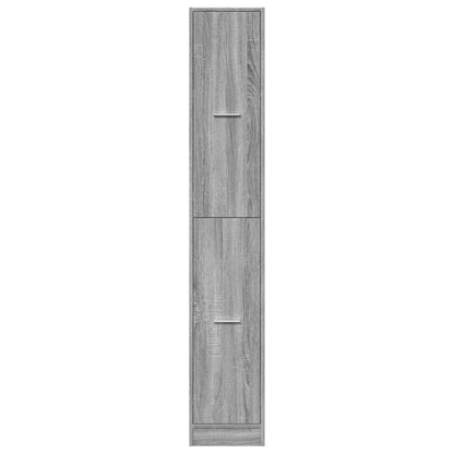 Armadietto da Farmacia Grigio Sonoma 30x41x174,5 cm Truciolato | homemem39