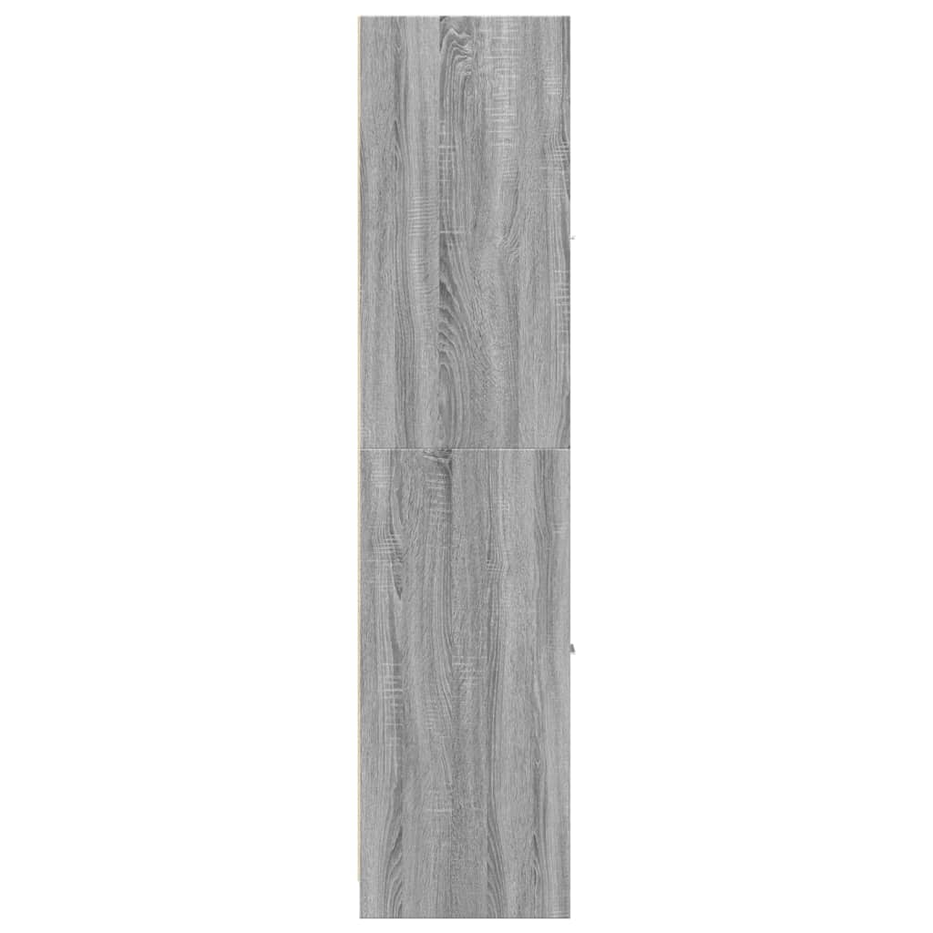 Armadietto da Farmacia Grigio Sonoma 30x41x174,5 cm Truciolato | homemem39