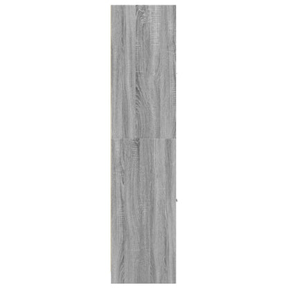 Armadietto da Farmacia Grigio Sonoma 30x41x174,5 cm Truciolato | homemem39