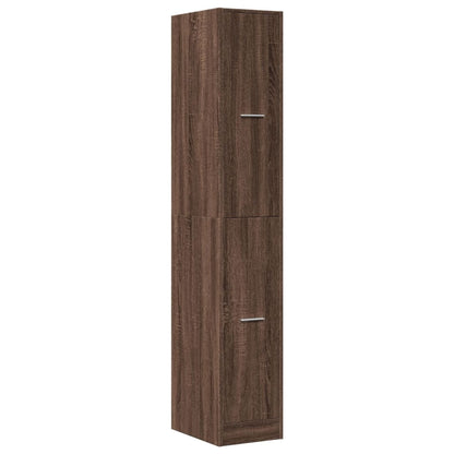 Armadietto da Farmacia Rovere Marrone 30x41x174,5 cm Truciolato | homemem39