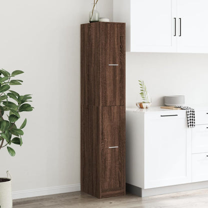 Armadietto da Farmacia Rovere Marrone 30x41x174,5 cm Truciolato | homemem39