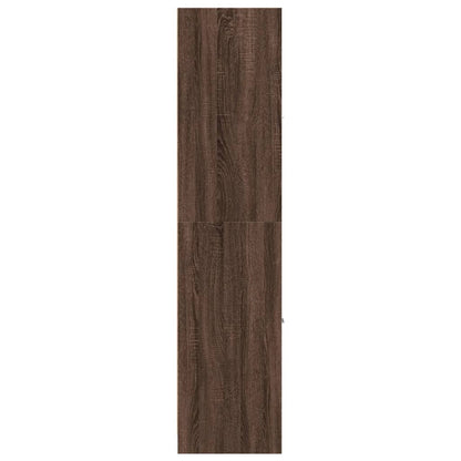 Armadietto da Farmacia Rovere Marrone 30x41x174,5 cm Truciolato | homemem39