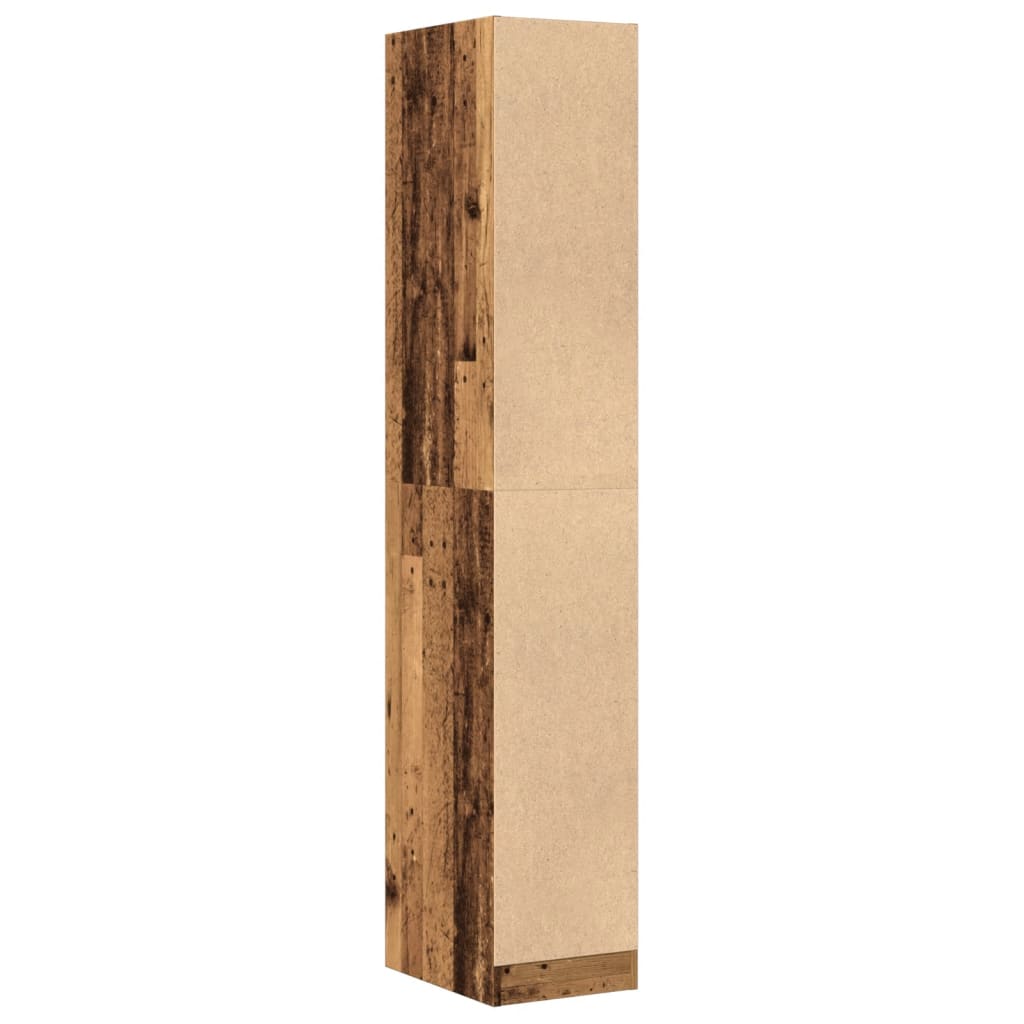 Armadietto da Farmacia Legno Vecchio 30x41x174,5 cm Truciolato | homemem39