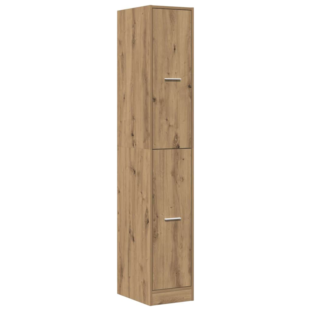 Armadietto da Farmacia Rovere 30x41x174,5 cm in Truciolato | homemem39