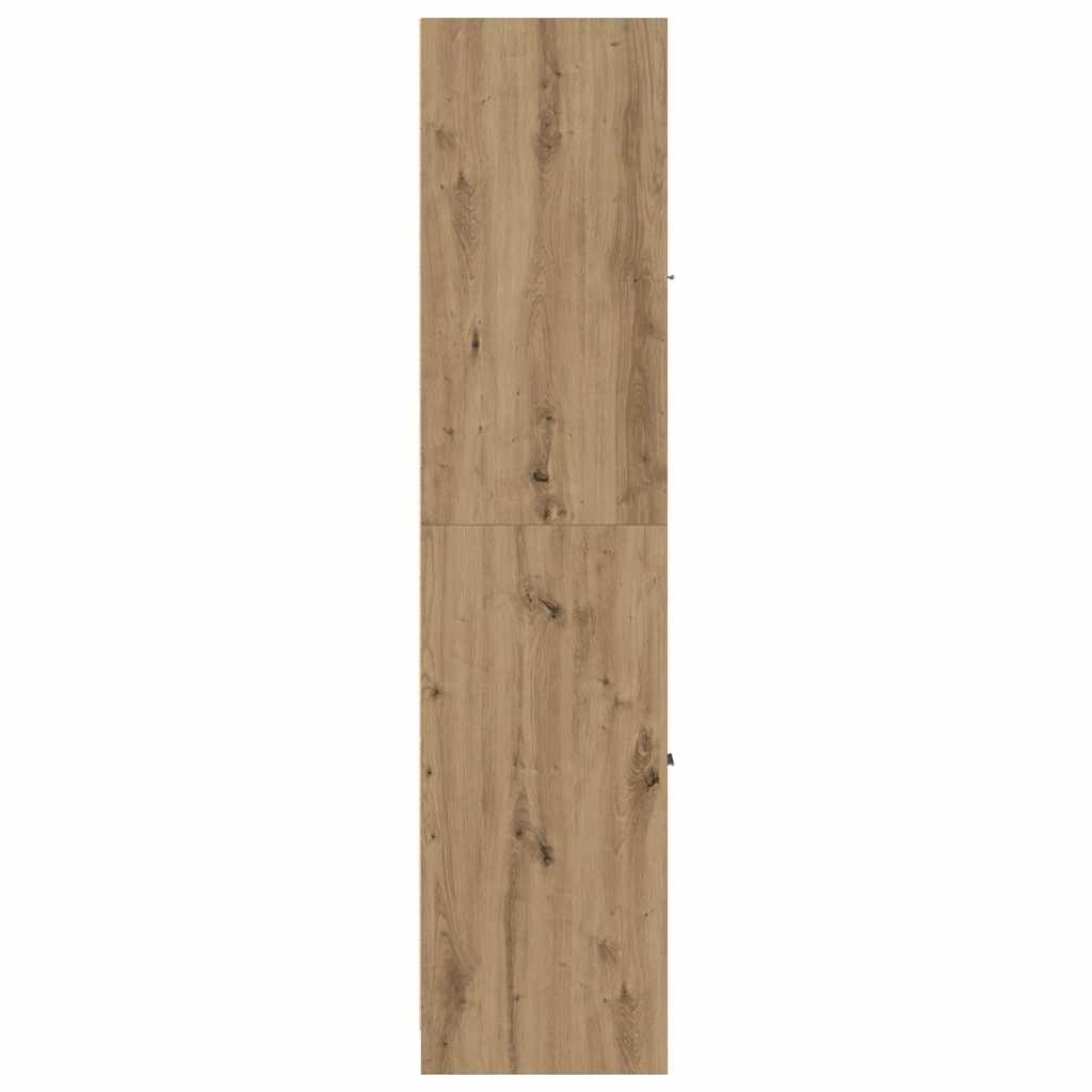 Armadietto da Farmacia Rovere 30x41x174,5 cm in Truciolato | homemem39