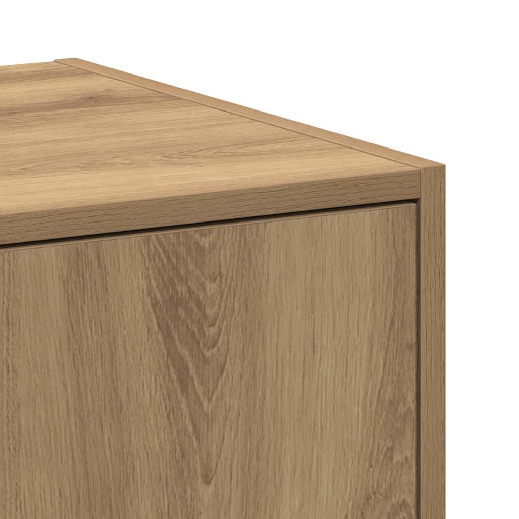 Armadietto da Farmacia Rovere 30x41x174,5 cm in Truciolato | homemem39