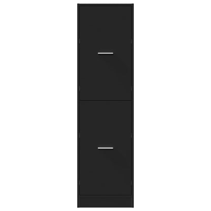 Armadietto da Farmacia Nero 40x41x144,5 cm in Truciolato | homemem39
