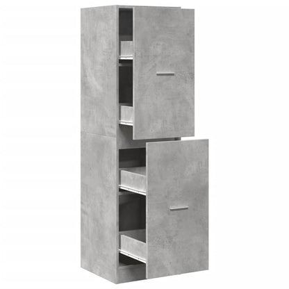 Armadietto da Farmacia Grigio Cemento 40x41x144,5 cm Truciolato | homemem39