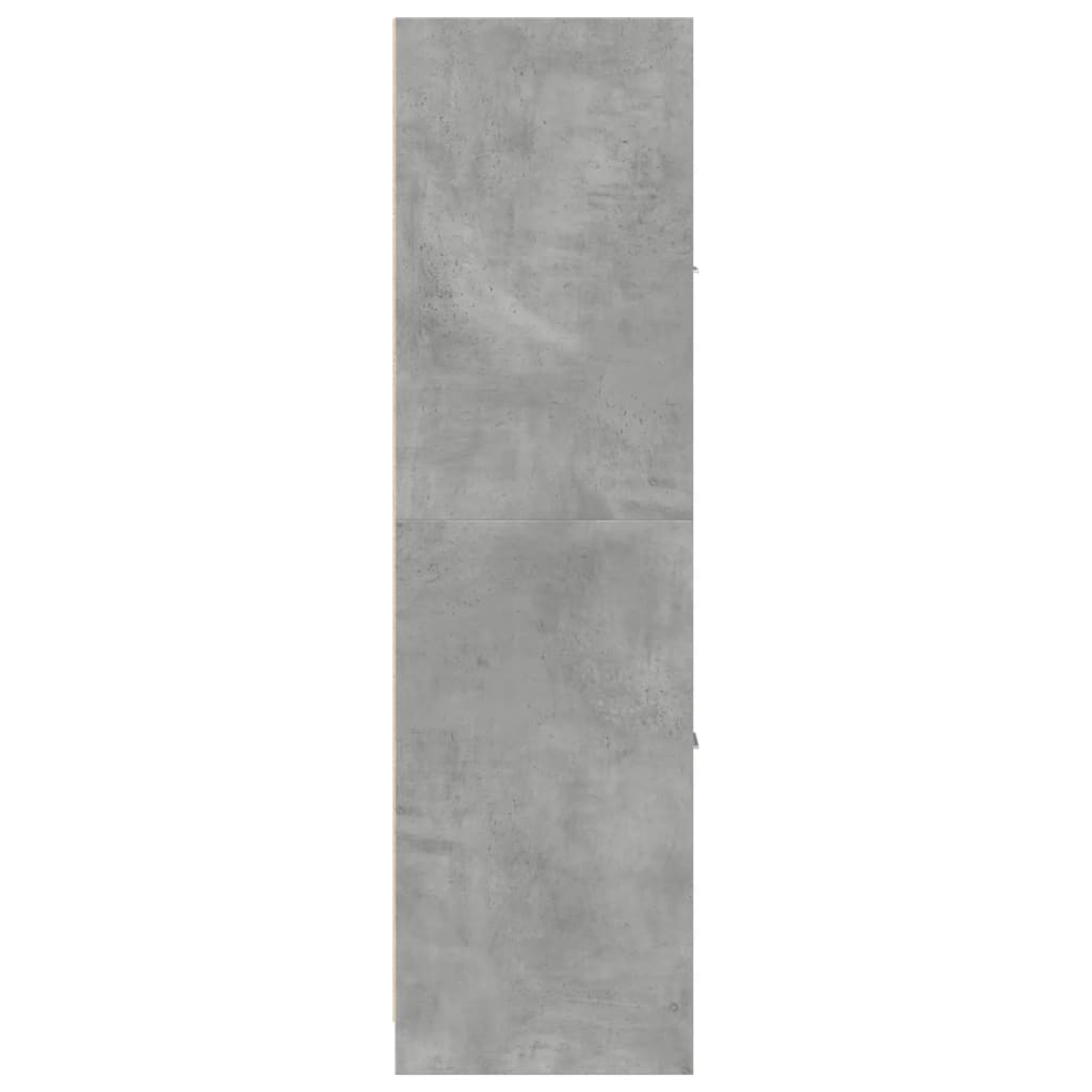 Armadietto da Farmacia Grigio Cemento 40x41x144,5 cm Truciolato | homemem39