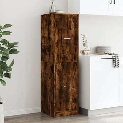 Armadietto da Farmacia Rovere Fumo 40x41x144,5 cm in Truciolato | homemem39
