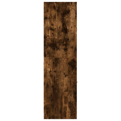 Armadietto da Farmacia Rovere Fumo 40x41x144,5 cm in Truciolato | homemem39
