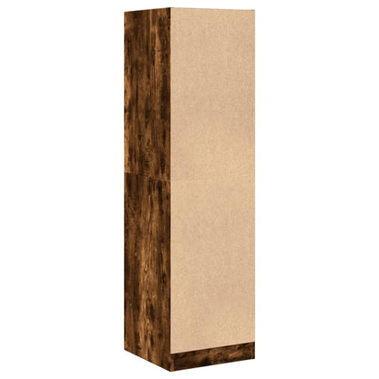 Armadietto da Farmacia Rovere Fumo 40x41x144,5 cm in Truciolato | homemem39